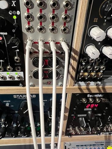Luigi's Modular mPatch Mini Eurorack Patch Cables - Black 15 cm (6 in) 5 Pack in Kuwait