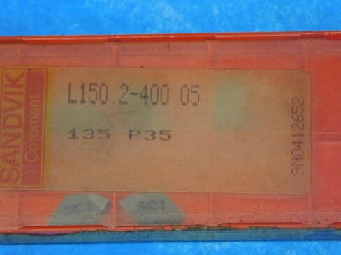 10PCS NEW SANDVIK L150.2 400 05 135 P35 Carbide Grooving Inserts INDEXABLE - JP0312AS1 in Kuwait