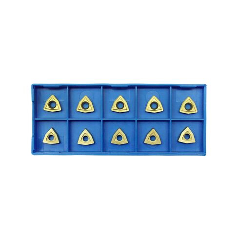 10 PC Carbide Inserts WCMT 2.5(2) Trigon Tin Coated in Kuwait