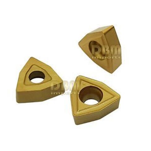 10 PC Carbide Inserts WCMT 2.5(2) Trigon Tin Coated in Kuwait
