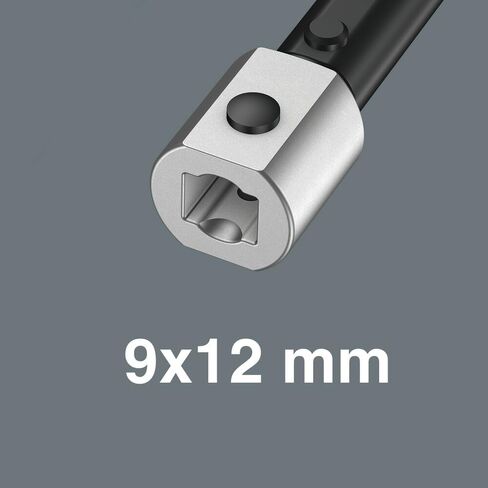 WERA 05078205001 7773 B Square Drive Insert, 9x12 mm, 3/8" x 44 mm in Kuwait