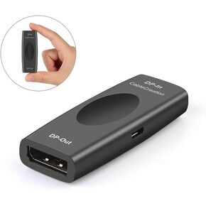 DisplayPort 1.4 Repeater, CableCreation DisplayPort Signal Booster, Signal Amplifier with 8K Video Resolution Compatible for Oculus Rift S, HTC Vive Pro, Valve Index, Gaming Monitor, Projector