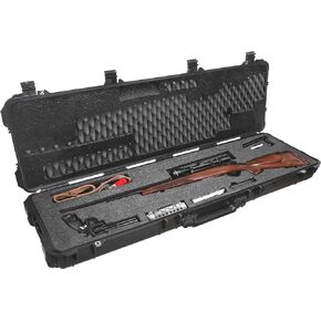 Case Club Hunting Rifle Pre-Cut Waterproof Case with Accessory Box and Silica Gel to Help Prevent Gun Rust (Gen 2)