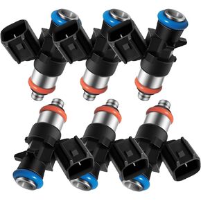 حاقن الوقود لشاحن دودج تشالنجر، لسيارة جيب رانجلر جراند شيروكي، لكرايسلر باسيفيكا، لرام 1500 بروماستر 3.6L V6 0280158233 (6 قطع) in Kuwait