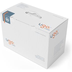 Ugo 4 Weeks – 1 Month of Urology Supplies Including 4 Leg Bags, 28 Night Bags, 4 Pairs of Leg Bag Straps, 4 Catheter Clips (Ugo 1C - 500ml, Short Tube, Lever Tap Leg Bags)