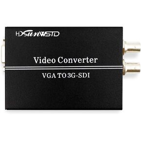 1 Port Vga to 2 Ports Sdi (SD-SDI/HD-SDI/3G-SDI) Audio Converter for SDI Broadcast Room, No-Linear Editing Field, CCTV Security