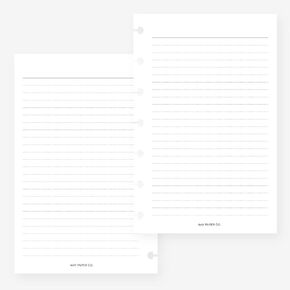 Mini Happy Planner Lined Planner Insert Agenda Refill for 7-Discs Notebook 4.6 x 7