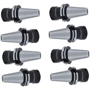 8Pcs CAT40 ER32 Collet Chuck, 2.76 Inch Gage Length Milling Tools Collet Chuck, 5/8 Inch-11 Screw Thread Chucks Tool Holder in Kuwait