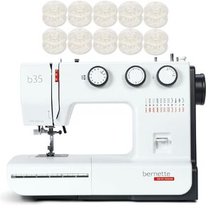 Bernette 35 Swiss Design Sewing Machine with FREE 10 Pack Bobbins
