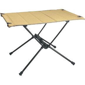 Sutekus Portable Camping Table Lightweight Folding Table with Hard Top for Camping Hiking Backpacking Picnic Partio (Black)