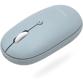 Macally Wireless Bluetooth Mouse - Strong Connection - Quiet, Comfortable, Rechargeable Mouse for MacBook Air/Pro, Mac, iMac, Apple iPad - Wireless Mouse for Laptop, Windows PC Desktop in Kuwait