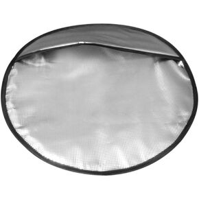 DONGKER Steering Wheel Sun Shade Cover,Anti-Heat Aluminum Foil Steering Wheel Heat Reflector Steering Wheel Sun Shade Block Cover for 15.75"/40cm Car Steering Wheel