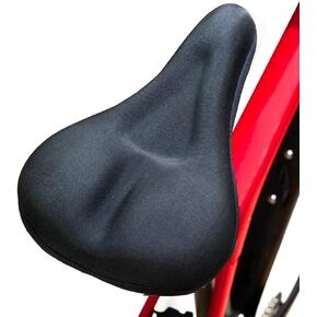 UpNord Bike Seat Cushion Fits Peloton - Comfort Padded Bike Memory Foam Saddle Gel Cover - for Women and Men - for Soft Exercise on Stationary, Mountain and Other Bicycle Spin. Size: Normal (11x7)