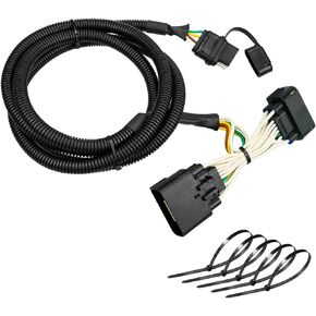 4 Pin Trailer Wiring Harness Fit for Ford Explorer 2011-2019 Replace 56172 118540, Plug and Play Trailer Light Wiring