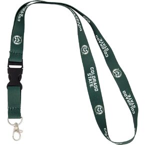 Desert Cactus Colorado State University Lanyard CSU Rams Car Keys ID Badge Holder Keychain Detachable Breakaway Snap Buckle (Green)