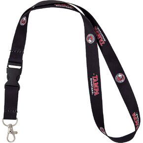 Desert Cactus University of Tampa Lanyard UT Spartans Car Keys ID Badge Holder Keychain Detachable Breakaway Snap Buckle (Black)