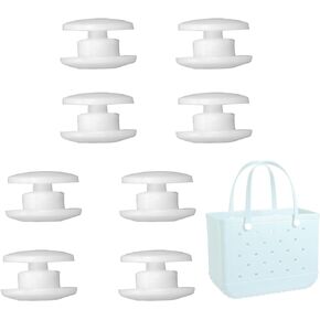 Helonge Beach Bag Handles Replacement Buttons, 10 Pcs Replacement Straps Rivets for Beach Bag, Tote Bag,Bogg Bag etc