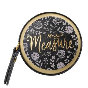 Tape Measure for Body Sewing Cloth Tailor 150 cm / 60 Inch Retractable PU Leather (Black)