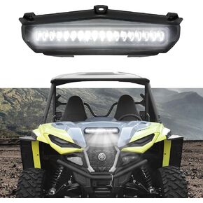 LitMiRaCle LED Hood Scoop Light for Yamaha RMAX 1000, Front Auxiliary Light Hood Panel Light Daytime Running Light for Yamaha Wolverine RMAX2 1000 / RMAX4 1000 2021-2024 Accessories (1PCS)