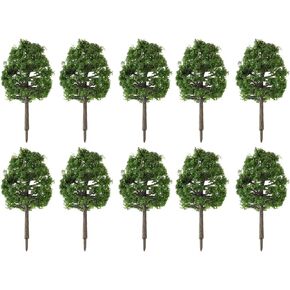 BESPORTBLE Model Trees 20Pcs: 3.5inch Mini Diorama Trees Train Trees Miniature Forest Railroad Trees Architecture Trees for DIY Scenery Landscape