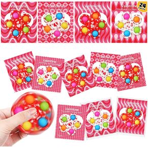 SCIONE 24 Pack Party Favors Fidget Spinners for Kids - Space Theme Kids Goodie Bag Stuffers, Pop Mini Fidget Toys, Classroom Prizes, Bulk Birthday Return Gifts Sensory Toys