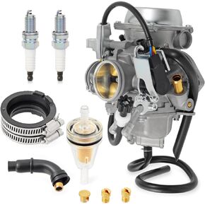 Carburetor & Intake Manifold for Honda VTX1300 VTX1300C VTX1300R VTX1300S VTX1300T 2003-2009 Carb 16211-MEA-670 16100-MEA-A51