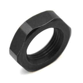 Ahlmanstr 6 Pieces Jam nut 1/2x28 Black CNC Steel Sports Advanced Accessories