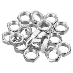 PATIKIL M14 x 1.5 Steel Hex Nuts, 10 Pack Metric Thread Zinc Plated Finished Hardware Nuts Screw Bolt Fasteners 7mm Height