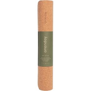 Premium Cork Yoga Mat - Eco-Friendly, Non-Toxic & PVC-Free, Non-Slip, Perfect for Hot Yoga, Pilates & Exercise - Cushioned for Superior Comfort & Support Beige
