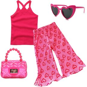 Deerhobbes Design your own Girls summer clothes - Sizes 2T-8T - Trendy Fashion for girls clothing sets 4 pieces