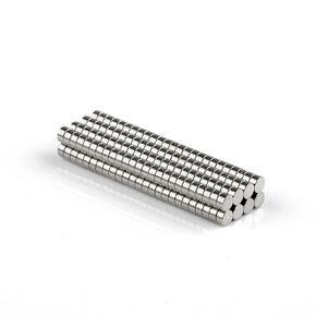 Very Small 2x1mm Disc Magnets - Universal Round Fastener for Decor Craft Miniature Modeling - Multi-Purpose Holder Circular Tiny Magnet Disk N52 (100 Pack)