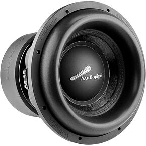 Audiopipe 8" Competition Subwoofer (TXX-BDX-8D2), Superior Performance, 1000W, 2 Magnets, BASV Voice Coil, Aluminum Basket, Multi-Connect, Stitching Surround, Non-Press Paper Cone, 2 x 2 Ohms