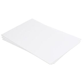 MECCANIXITY ABS Plastic Sheet 10 Inch x 8 Inch x 0.06 Inch ABS Styrene Sheets for Building Model DIY Crafts Panel White 3 Pcs