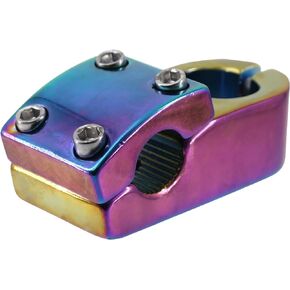 WEERAS BMX 22.2mm Stem Aluminium with Colourful Short Stem Suitable for Most BMX
