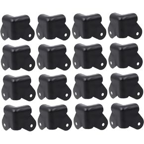 20pcs Speaker Wrap Angle Metal Cabinets Corner Protector Furniture Speaker Cabinet Corner Guards Wrap Corner Anti- Collision Corner Guard Furniture Corner Protectors Iron