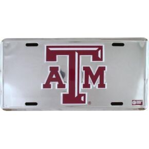 Hangtime Texas A&M Super Stock Metal License Plate 6 x 12