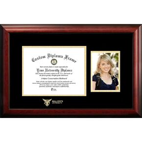 Campus Images NCAABall State University 10 x 8 Inches Gold Embossed Diploma Frame with 5 x 7 Inches Portrait