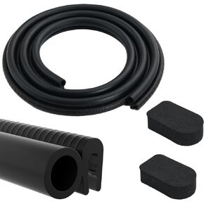 for Bilco Basement Door Weatherstrip Kit (2pcs Cap Seal Pad,1pcs Bulb Trim Gasket) Fit for Bilco Basement Doors Replacement for Bilco Door Seal Kit Five Year Warranty