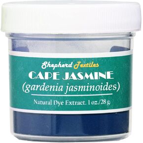 Shepherd Textiles Cape Jasmine Extract Natural Dye, 1 oz.