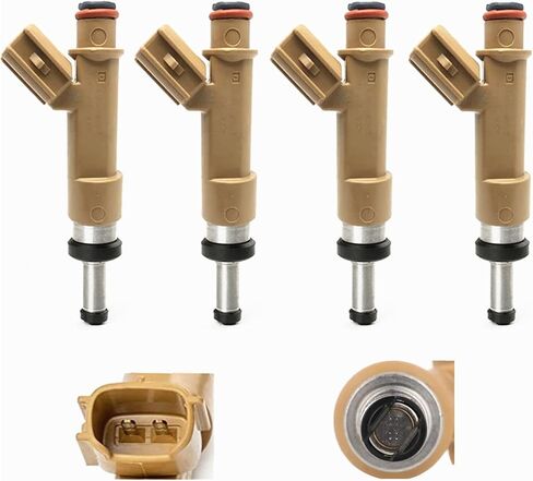 Fuel Injectors Fits 2009-2010 For Toyota Matrix Corolla Scion xD 1.8L Pontiac Vibe 1.8L L4 (1) in Saudi Arabia