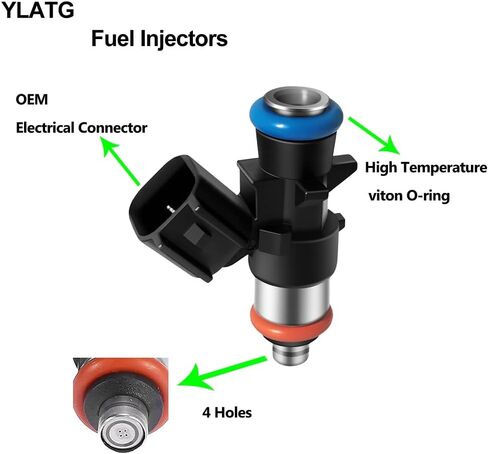 حاقن الوقود لشاحن دودج تشالنجر، لسيارة جيب رانجلر جراند شيروكي، لكرايسلر باسيفيكا، لرام 1500 بروماستر 3.6L V6 0280158233 (6 قطع) in Kuwait