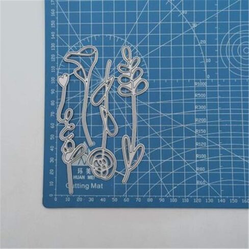 Metal 9 pcs Leaf Leaves Cutting Dies, Maple Leaf Ginkgo Leaf Die Cuts Embossing Stencils Template Mould for Card Scrapbooking and DIY Craft Album Paper Card Decor in Saudi Arabia