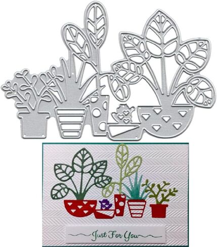 Metal 9 pcs Leaf Leaves Cutting Dies, Maple Leaf Ginkgo Leaf Die Cuts Embossing Stencils Template Mould for Card Scrapbooking and DIY Craft Album Paper Card Decor in Saudi Arabia