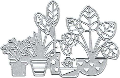 Metal 9 pcs Leaf Leaves Cutting Dies, Maple Leaf Ginkgo Leaf Die Cuts Embossing Stencils Template Mould for Card Scrapbooking and DIY Craft Album Paper Card Decor in Saudi Arabia