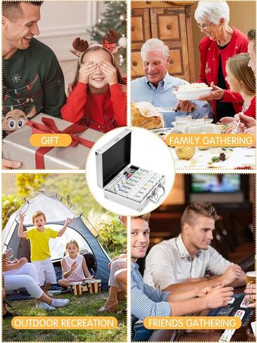 Kalolary Double 12 لعبة دومينو قطار مكسيكي، 91 قطعة من ألعاب الدومينو في علبة من الألومنيوم مع 9 وسادات نقاط لكتيب تعليمات القطارات ومركز على شكل مثمن (نمط الأرقام) in Kuwait