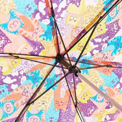 ECO CHIC Foldable Mini Umbrella | Waterproof Canopy with Windproof Frame | Small Umbrella for Daily Use | Made from Recycled Plastic Bottles in Saudi Arabia
