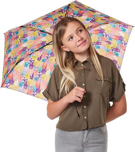 ECO CHIC Foldable Mini Umbrella | Waterproof Canopy with Windproof Frame | Small Umbrella for Daily Use | Made from Recycled Plastic Bottles in Saudi Arabia