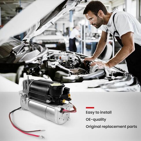 مضخة ضاغط تعليق هوائي VIGOR متوافقة مع 1998-2006 BMW X5 E53، 5 Series E39، 7 Series E65/E66 Car، OEM استبدال رقم القطعة 37226787616، 37221092349 in Kuwait