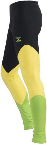 بنطال ضيق نسائي بعلم الريغي الجامايكي، رياضي نشط، كاجوال مريح، مطاطي بطول الكاحل in Kuwait