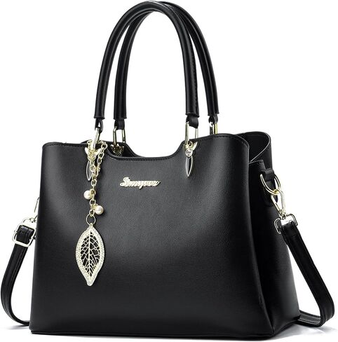 SiMYEER Satchel Purses and Handbags for Women PU Leather Tote Top Handle Shoulder Bags Ladies Crossbody Bags in Kuwait